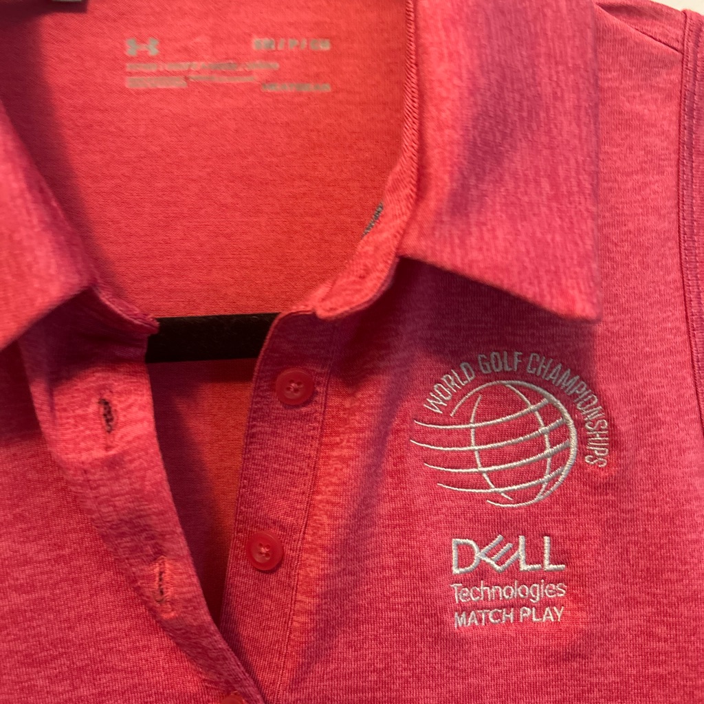 Pink Dell Match Play World Golf Championships Polo Shirt